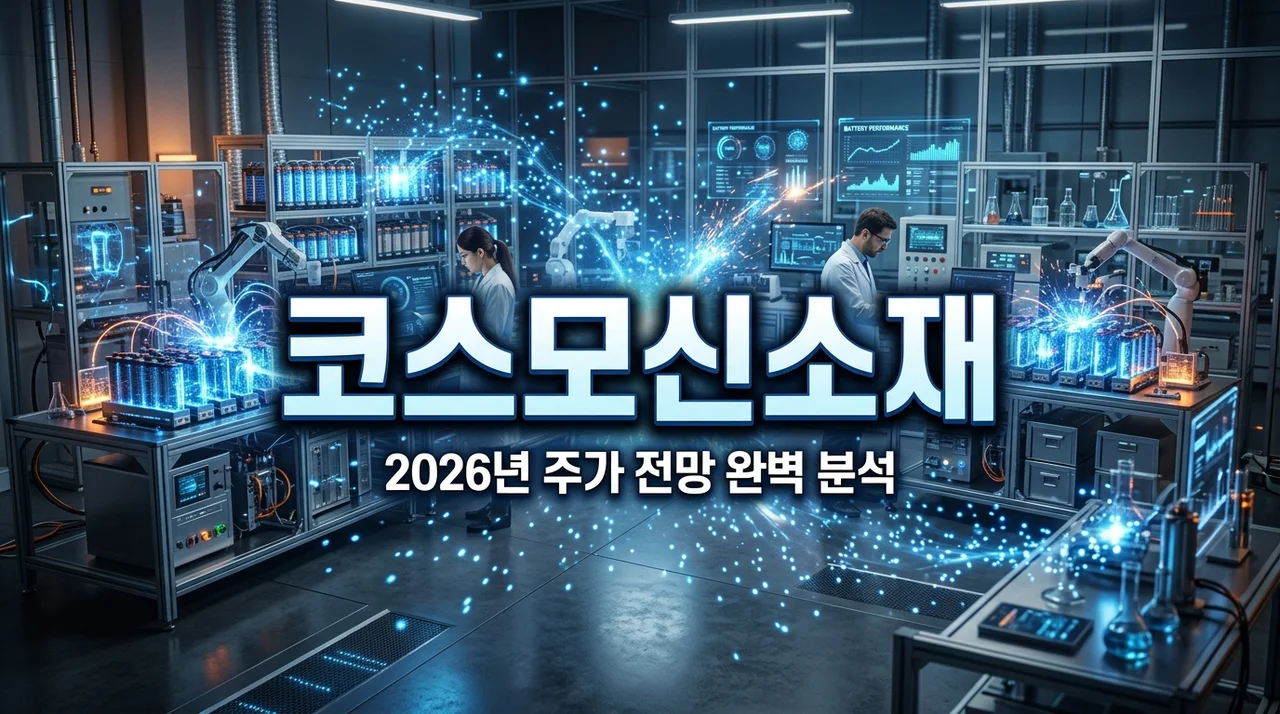 코스모신소재 주가 전망 및 2026년 증설 일정 분석: 지금이 기회?
