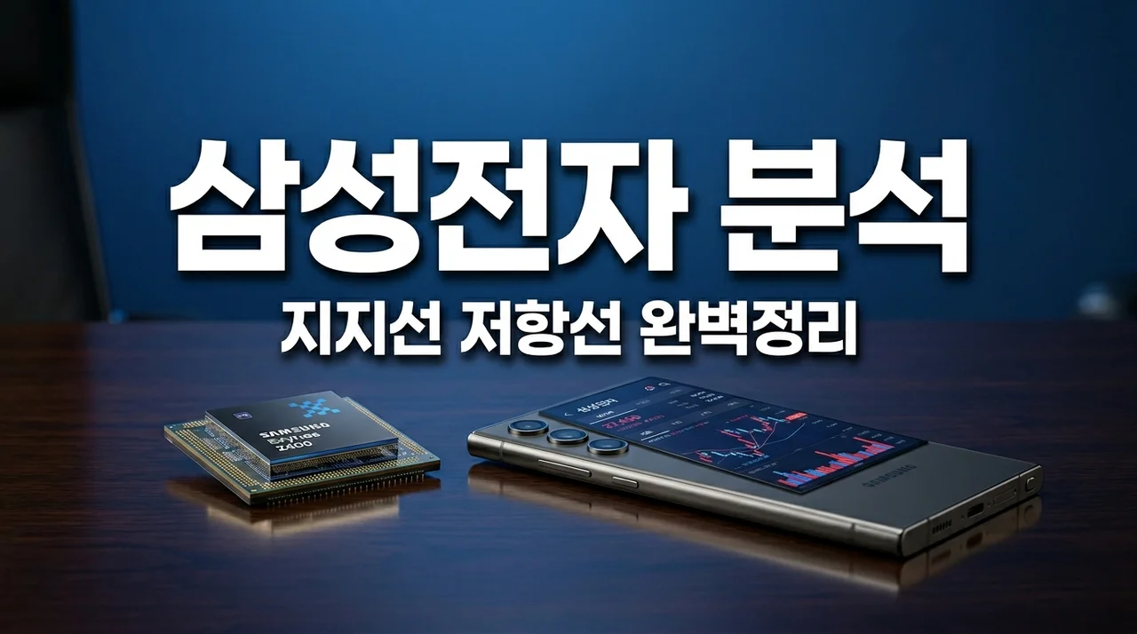 삼성전자 주가 전망과 핵심 지지선 저항선 종목분석 정리
