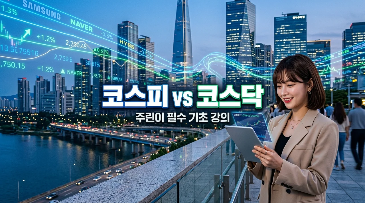 초급 02강 코스피와 코스닥 차이 주린이도 5분 만에 이해하기