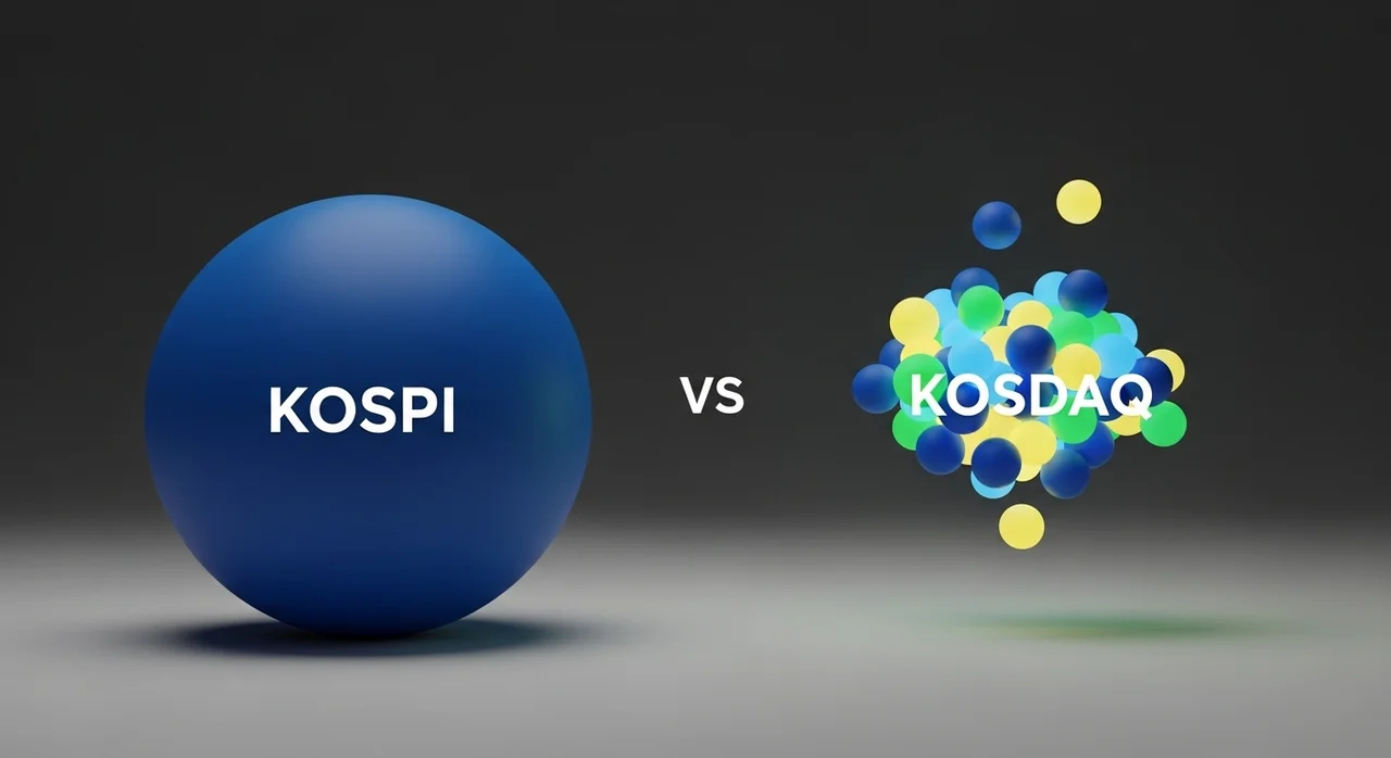 코스피 vs 코스닥 한눈에 비교하기