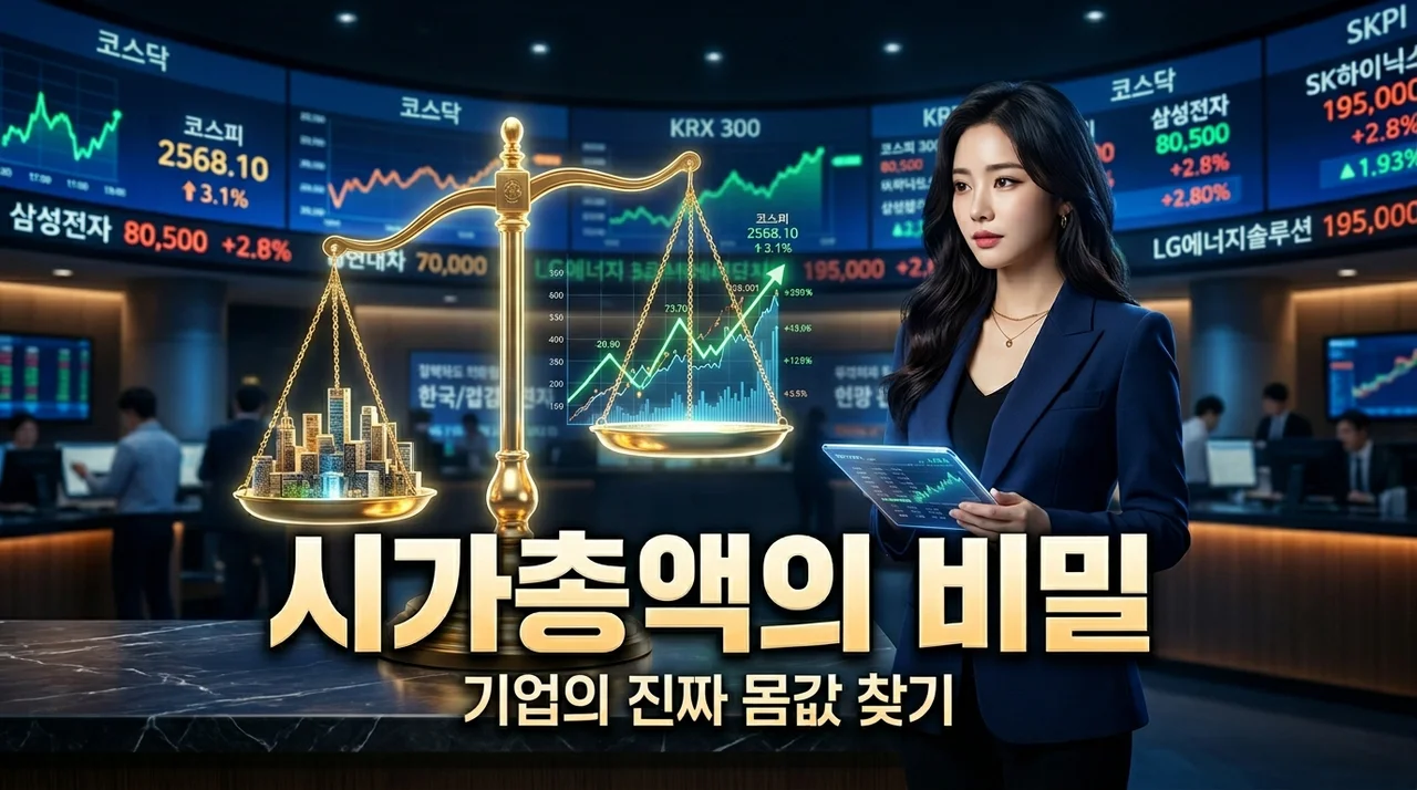 [초급 03강] 시가총액 뜻과 계산법, 주식 초보가 진짜 몸값을 알아야 하는 이유