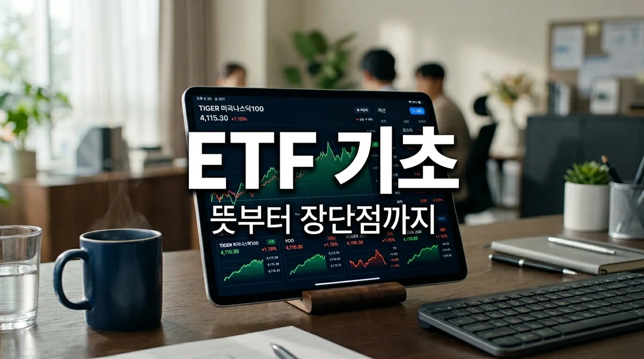 초급 06강 ETF 뜻과 장단점 주식 초보를 위한 쉬운 정리