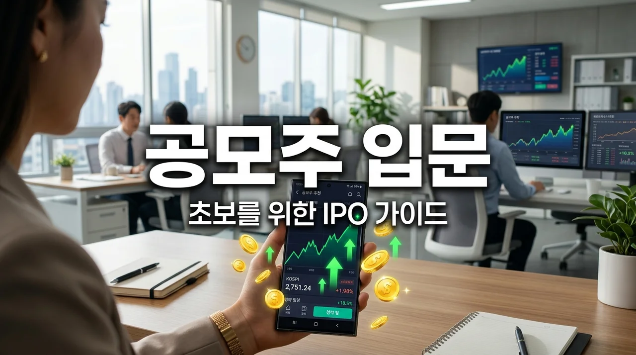 초급 07강 공모주와 IPO 초보자를 위한 청약 입문 가이드