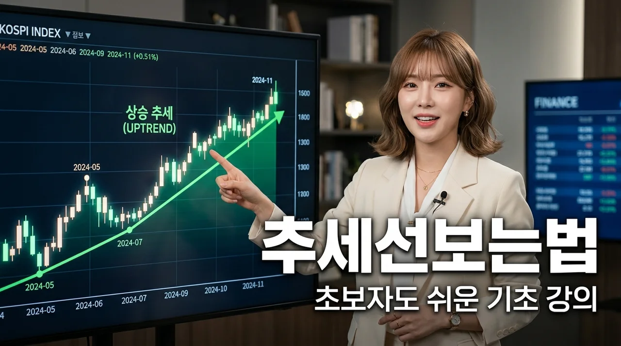 [초급 13강] 추세선 보는법 기초 주식 차트 흐름 완벽 정리