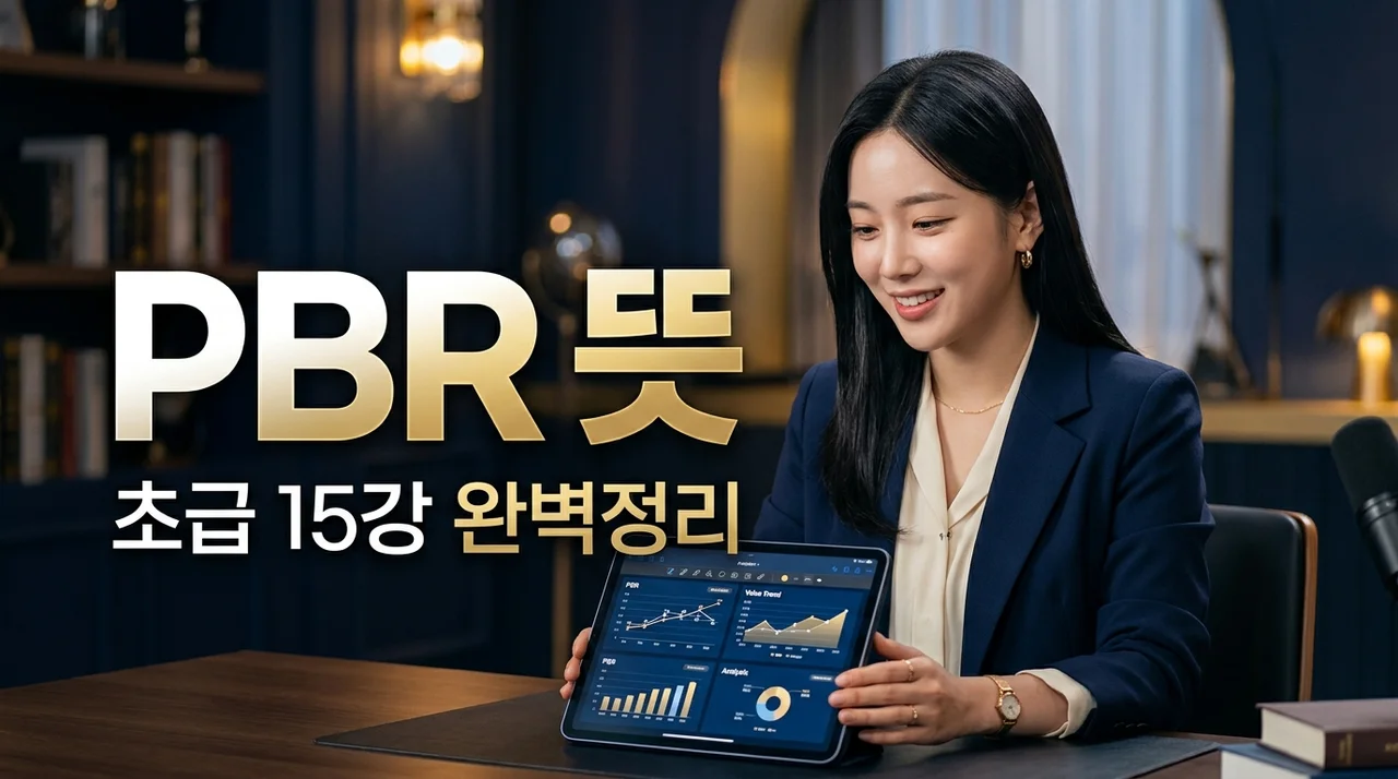 초급 15강 PBR 뜻과 보는법 주가순자산비율 완벽 정리